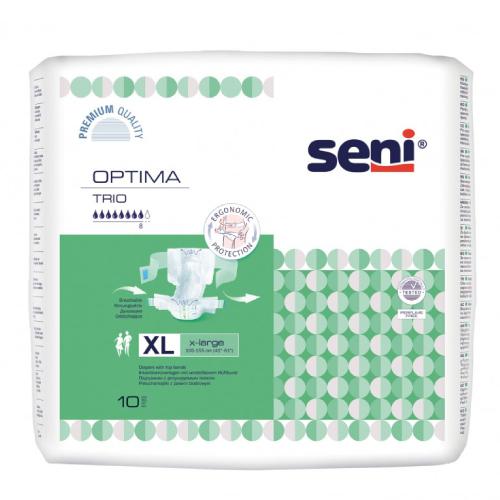 SENI OPTIMA TRIO X-LARGE Подгузники с поясом, 10 шт.