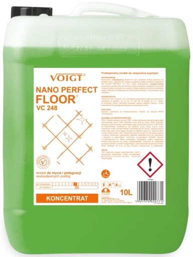 Voigt NANO PERFECT FLOOR VC 248 Środek do Mycia i Pielęgnacji Podłóg 10L