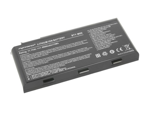 Аккумулятор для Msi BTY-M6D GT60 GT70 GT660 GT680 GT683