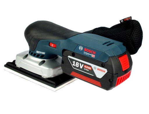 КАЧЕСТВЕННАЯ ШЛИФОВАЛЬНАЯ МАШИНА GSS 18V-13 BOSCH 2x4,0 Ач