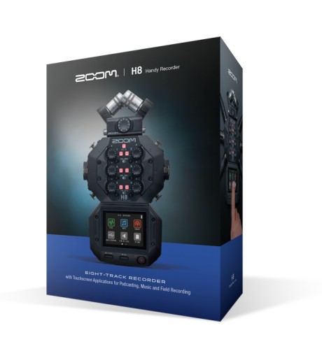 12-дорожечный рекордер Zoom H8 + микрофон XYH-6