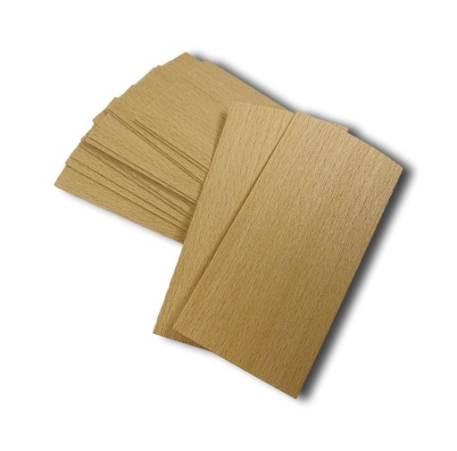 Knoty drewniane do świec 10 cm x 5 cm 20 szt knot