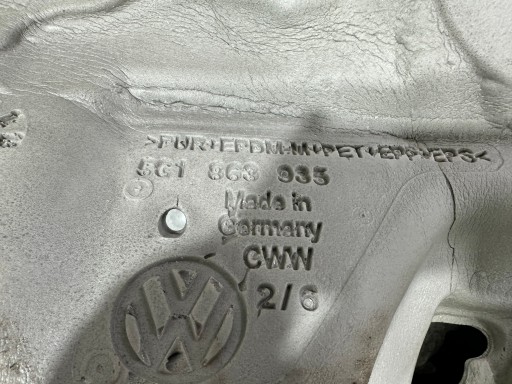 VW GOLF VII ЗВУКОВОЕ ЗВУЧАНИЕ ПЕРЕДНЕЙ СТЕНЫ