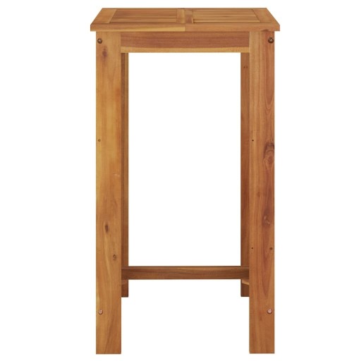 САДОВЫЙ БАРНЫЙ СТОЛИК, 60X60X105СМ, МАССИВ АК ДЕРЕВА
