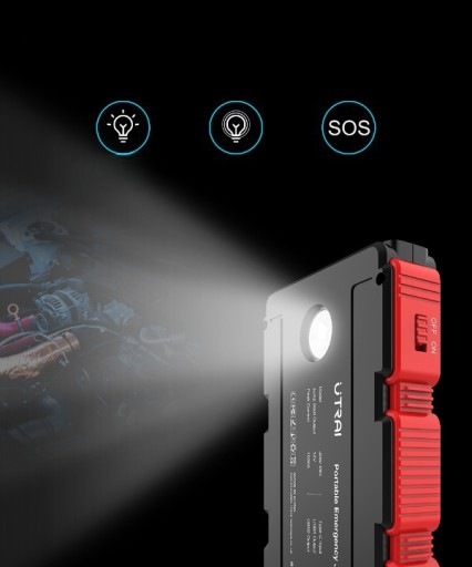 POWERBANK ROZRUCH JUMP STARTER BOOSTER URZĄDZENIE ZAPŁONOWE 1000A 3W1