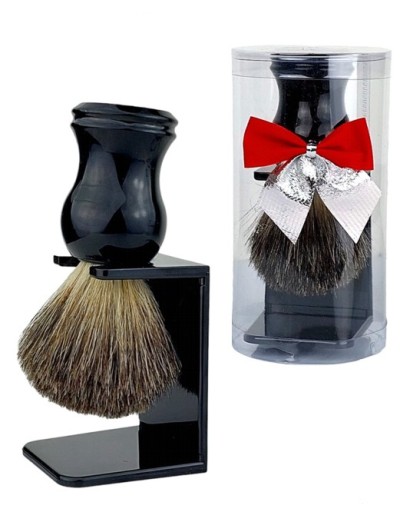 ЩЕТКА ДЛЯ БРИТЬЯ BADGER HAIR 100% BADDER НА ПОДСТАВКЕ