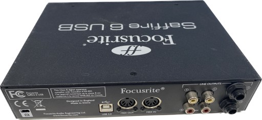 Аудиоинтерфейс Focusrite Saffire 6 USB 2.0