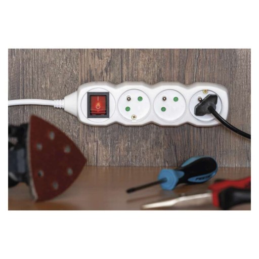 EMOS P1512 Удлинитель с выключателем, 5 розеток, 2 м