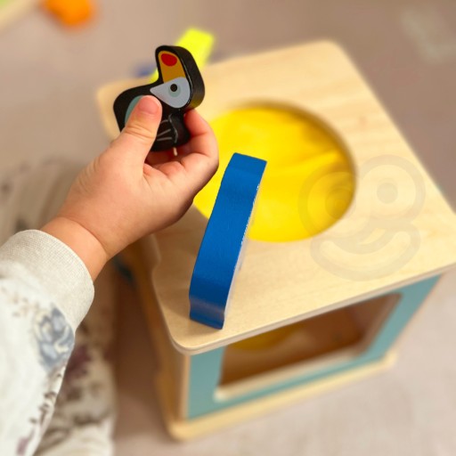 BOX PUDEŁKO XXL MONTESSORI EDUKACYJNE 7w1 SENSORYCZNE 31-36 MIES TOOKY TOY