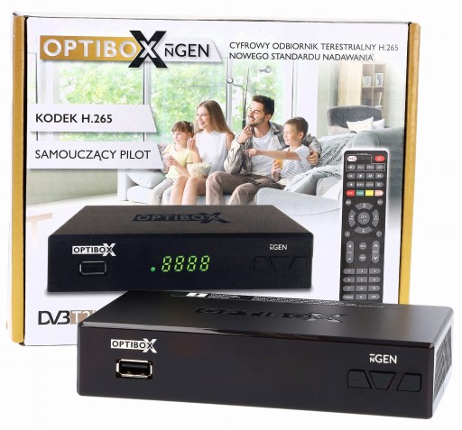 ЦИФРОВОЙ ТЮНЕР HD DVB-T/DVB-T2 OPTIBOX-NGEN H.265/HEVC OPTICUM