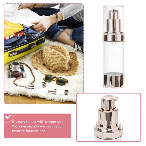 Pojemnik na butelkę próżniową Travel Lotion 6 szt