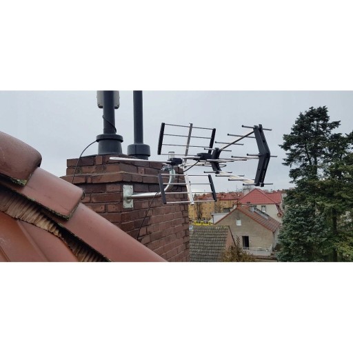 ANTENA SATELITARNA KIERUNKOWA DO TV NAZIEMNEJ DVBT 2 ZEWNĘTRZNA LTE UHF 4K
