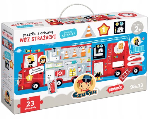 Пазл с дыркой Czu Czu Fire Truck 23 детали 2+