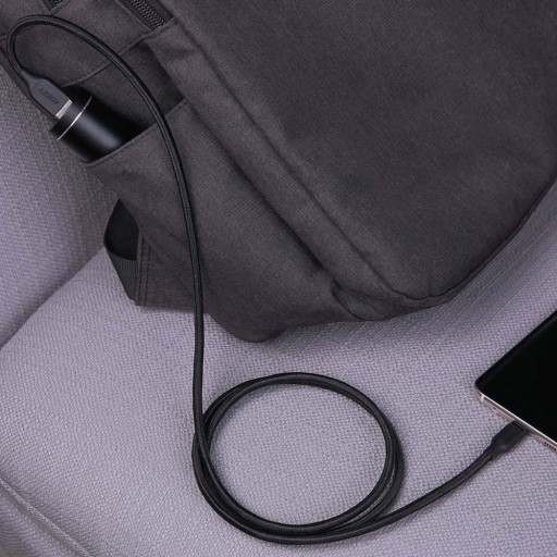 Кабель Aukey USB-A - USB-C, 5Гбит/с, QC 15Вт, плетеный 2м