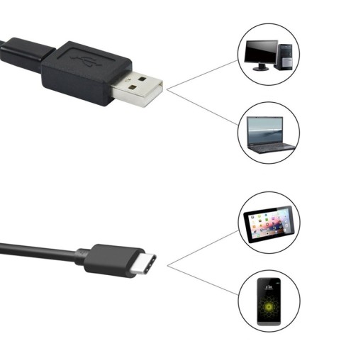 ИНСПЕКЦИОННАЯ КАМЕРА ЭНДОСКОП ДВОЙНОЙ WIFI 2xFHD 8 мм 3 м