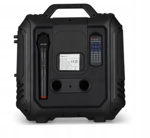 Динамик Auna, экран 14 дюймов, караоке, Bluetooth, USB-микрофон, перезаряжаемый