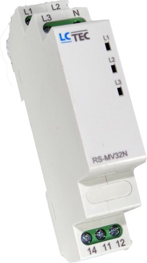 3-ФАЗНЫЙ ДАТЧИК ПОСЛЕДОВАТЕЛЬНОСТИ ФАЗ И ПОТЕРИ ФАЗЫ RS-MV32N LC
