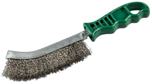 SZCZOTKA DRUCIANA 25 cm RĘCZNA Uniwersalna DRUT NIERDZEWNY INOX