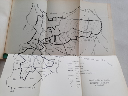 Stanisław Sokołowski LAS TATRZAŃSKI 1936 ryciny mapy