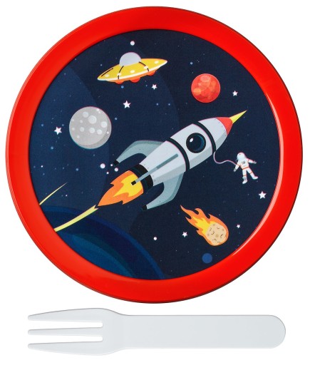 MEPAL ЛАНЧБОКС ЗАВТРАК БУТЫЛКА КОНТЕЙНЕР ФРУКТЫ КОСМИЧЕСКАЯ РАКЕТА ШКОЛА KPL