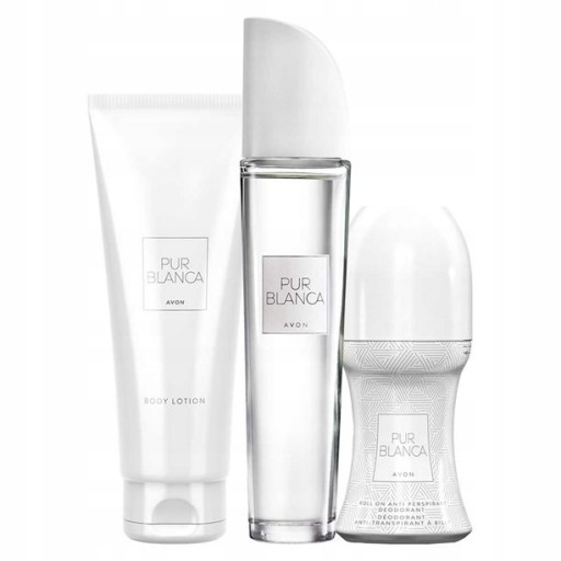 Набор косметики AVON Pur Blanca 3 шт. Вода + лосьон + дезодорант