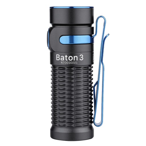 Фонарик Olight Baton 3 Черный 1200 лм + БЕСПЛАТНО