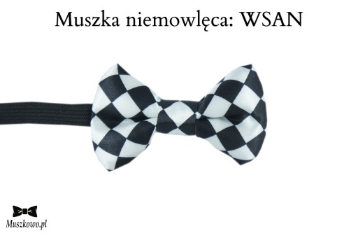 Szelki i muszka niemowlęce dla chłopca 0-24m retro karciany wzór