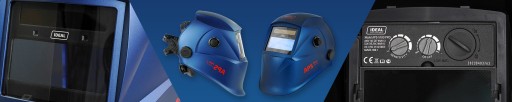 Automatyczna przyłbica spawalnicza APS-510G PRO BLUE IDEAL mat do spawania