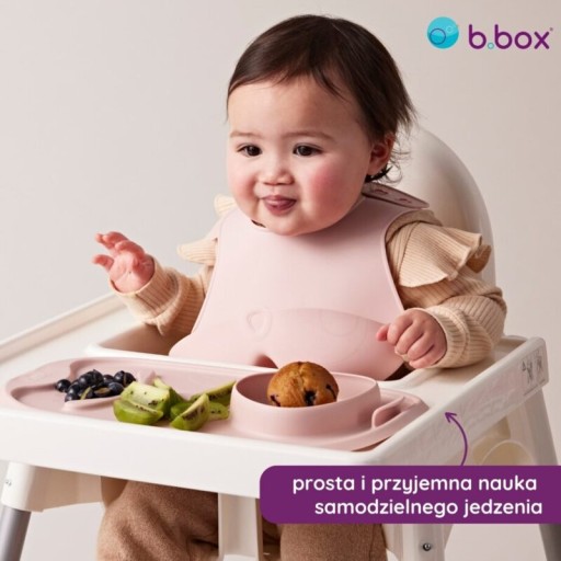 Складной коврик B.box BLW для обучения детей самостоятельному питанию Латте