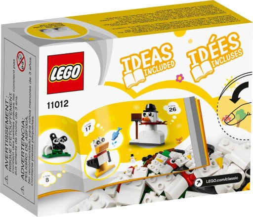 Оригинальный LEGO 11012 Creative White Bricks НОВИНКА