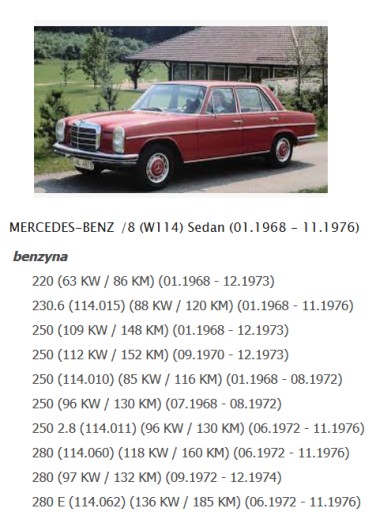 ВЕНТИЛЯТОР MERCEDES W114 4116619004