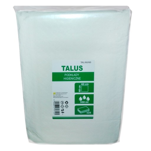 Прокладки гигиенические одноразовые TALUS 60х60см 100шт впитывающие коврики 500мл
