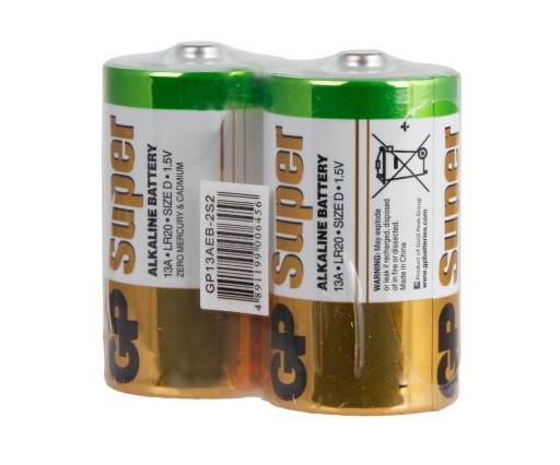 Bateria alk. LR20 GP SUPER F2 1,5V Alkaline