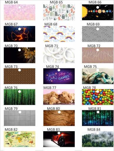 Mata Ochronna na Biurko dla chłopca koparki 105x50