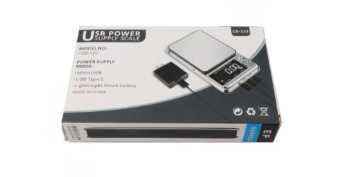 Waga 1kg 0,01g 1000g elektroniczna jubilerska + naklejka