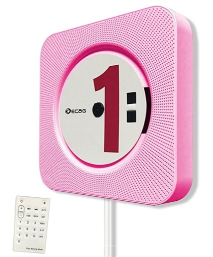 Портативный проигрыватель компакт-дисков FM-радио Bluetooth Hi-Fi