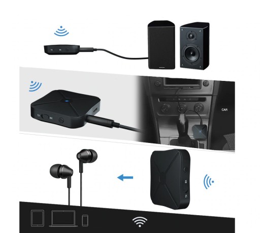 Передатчик и приемник Bluetooth 4.2 KEBIDU
