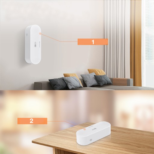 Датчик температуры и влажности ZigBee TUYA Smart Life Домашний гигрометр