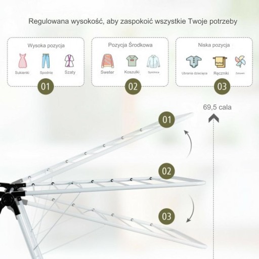 Балкон, садовая сушилка Costway 112-138 см x 154-154 см