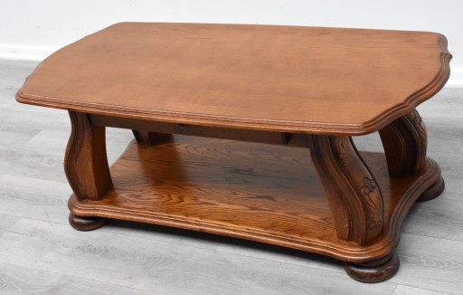 СТИЛЬНАЯ МАССИВНАЯ ДУБОВАЯ СКАМЬЯ С ЯЩИКОМ h45x120x56см