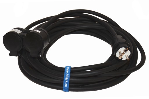 Удлинитель с разветвителем OWY H05VV-F 3х1,5 40м