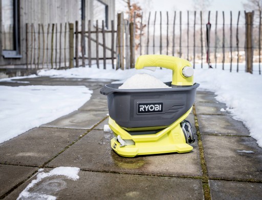 RYOBI АККУМУЛЯТОРНЫЙ СЕЯЛКА-РАЗБРОСЧИК 2 М 4 ЛИТРА С ФУНКЦИЕЙ ANTI-CLOG МОДЕЛЬ OSS1800 SOLO