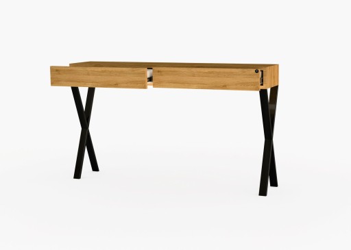 KONSOLA 170 cm DREWNO LITE DĄB OLCHA SKD-288