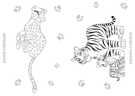КРОШЕЧНАЯ ЖИВОПИСЬ - КНИГА-РАСКРАСКА Дикие кошки