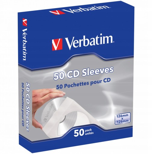 Конверты для CD, DVD и BD дисков - VERBATIM - 50 шт.