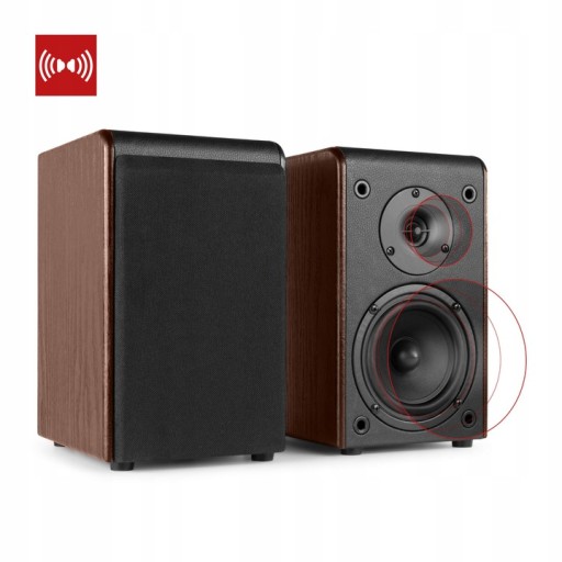 Проигрыватель AUDIZIO HQ 100 Вт с динамиками BT PRO + винил + запасная игла БЕСПЛАТНО