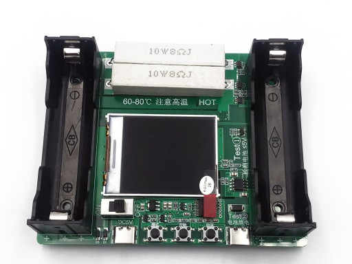 Тестер емкости аккумулятора 18650 USB-C