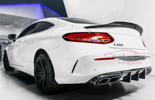 СПОЙЛЕР, КРЫШКА БАГАЖНИКА, MERCEDES C205 COUPE, ПОЛИРОВАННЫЙ, AMG