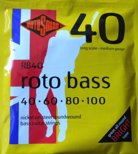 Струны для бас-гитары RotoSound RB40 40–100