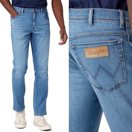 Wrangler TEXAS SLIM The Story DżINS EPIC SOFT SPODNIE JEANSOWE W30 L34